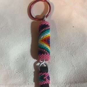 Beaded keychain